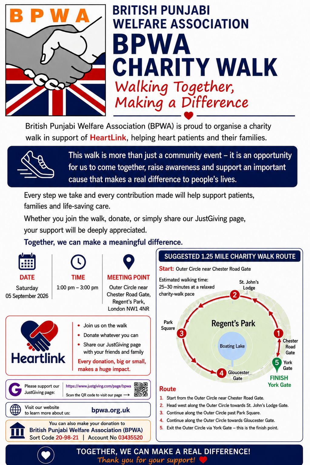 BPWA Charity Walk